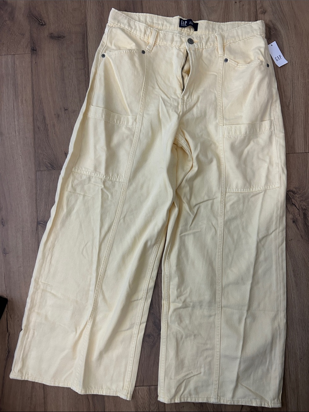 GAP light yellow jeans